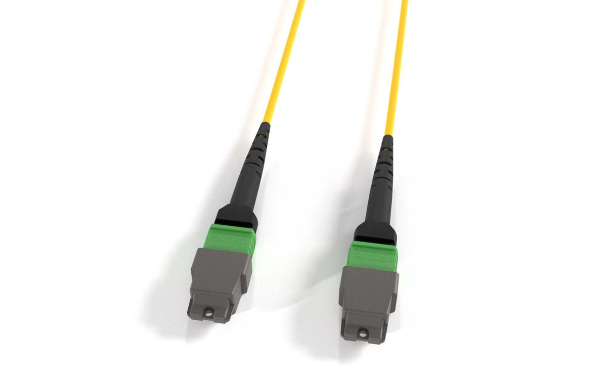 Ultra Spec - MTP 9/125 Singlemode OS2 Fiber Optic Cable Plenum (OFNP) 8 Strand Fiber - 30 Meter Female to Female Type B