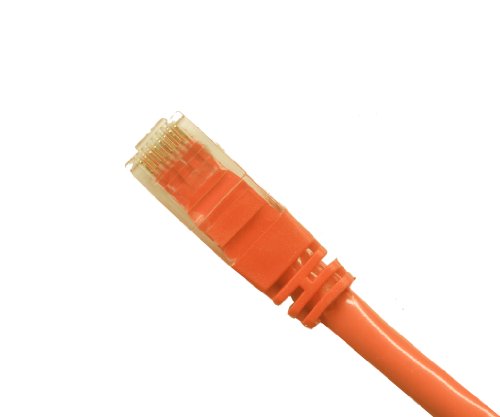RiteAV - 60FT ( 18.3M ) RJ45/M to RJ45/M Cat5e Ethernet Crossover Cable - Orange
