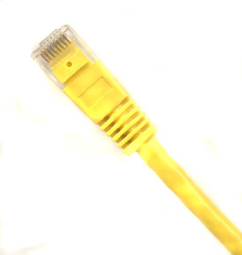 Ultra Spec Cables Pack of 75 - Yellow 1FT Cat6 Ethernet Network Cable LAN Internet Patch Cord RJ45 Gigabit