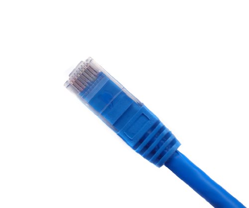 RiteAV - 1FT ( 0.3M ) RJ45/M to RJ45/M Cat6 Ethernet Crossover Cable - Blue