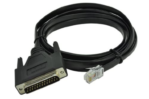 RiteAV DB25 to RJ45 Modem/Console Cable, 72-3663-01, New, Compatible