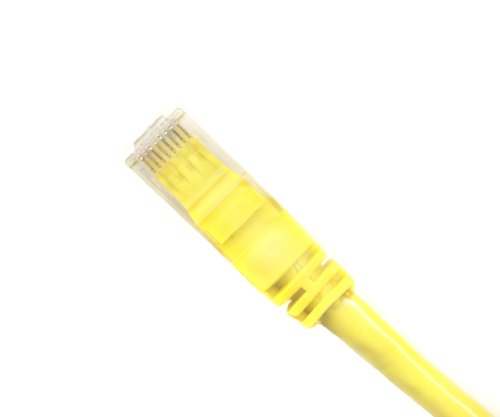 RiteAV - 1FT ( 0.3M ) RJ45/M to RJ45/M Cat5e Ethernet Crossover Cable - Yellow