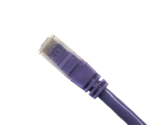 RiteAV 7FT ( 2.1M ) RJ45/M RJ45/M Cat5e Ethernet Network Cable - Purple