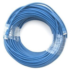 RiteAV - Cat5e Network Ethernet Cable - Blue - 150 ft. (Plenum Rated) (Pure Copper)