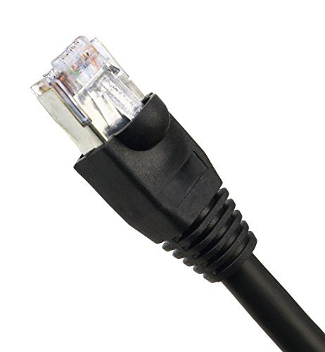RiteAV - 100FT CAT5E Direct Burial Outdoor UTP (Dry Gel Tape) Solid Copper RJ45 24AWG