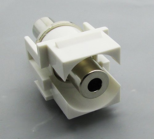 3.5MM KEYSTONE COUPLER 1/8 HEADPHONE JACK FEMALE TO FEMALE