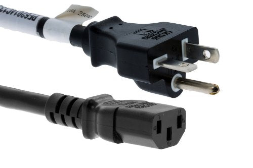 CablesAndKits Heavy Duty AC Power Cord, 15A/250V, 14 AWG, 6-20P to C13, (NEMA 6-20P to IEC-60320-C13) 8 ft
