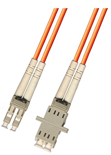 LC Male - LC Female 62.5/125 Duplex Fiber Optic Cable Adapter 1ft Multimode