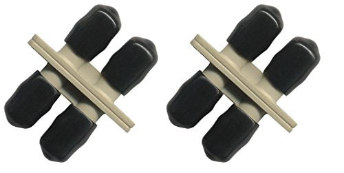 (2 Pack) Fiber Optic Adapter Coupler ST To ST Multimode Duplex