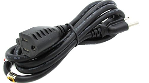 RiteAV - 25 Feet Power Extension Cord Black (Outdoor Direct Burial Certified)