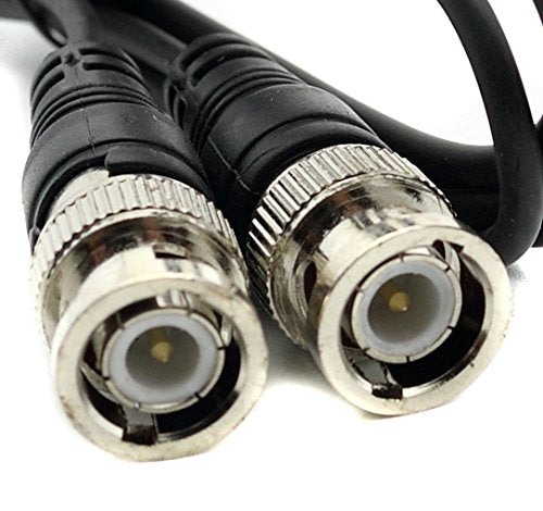 RITEAV 250FT BNC M/M MALE TO MALE VIDEO CABLE CCTV DVR BLACK