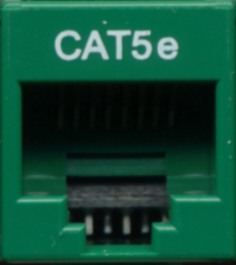 Cat5e Punchdown Keystone - Green