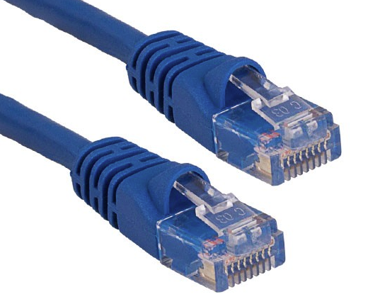 RiteAV - Cat6 Network Ethernet Cable - Blue - 30 ft (Certified Fluke Tested)