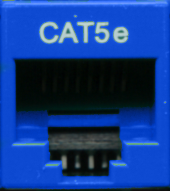 Cat5e Punchdown Keystone - Blue