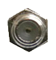 F-Type Coax Coupler Keystone - White