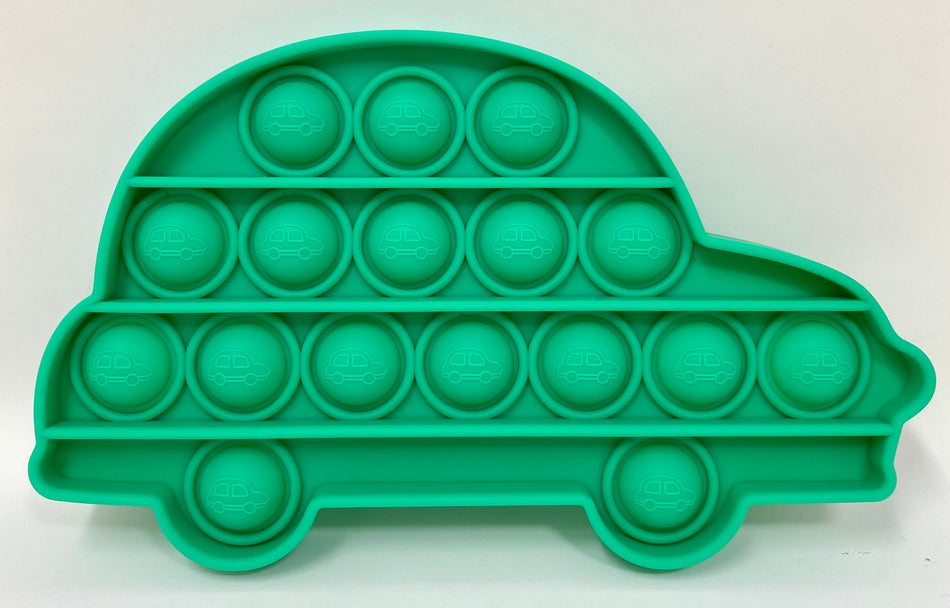 Fidget Silicone Sensory Toy - Green Car