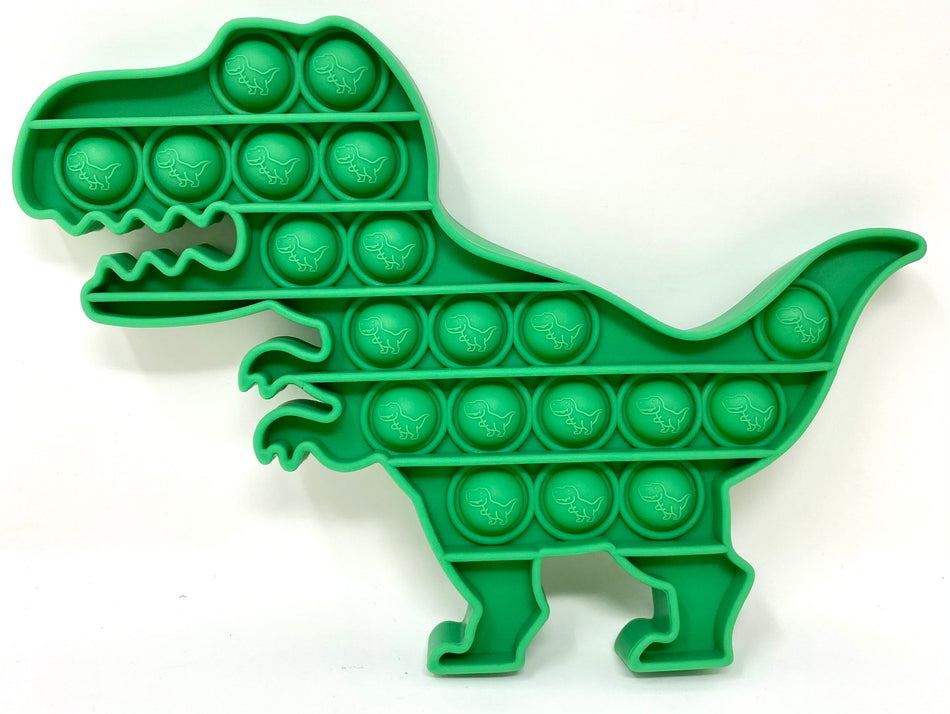 Fidget Silicone Sensory Toy - Green Dinosaur