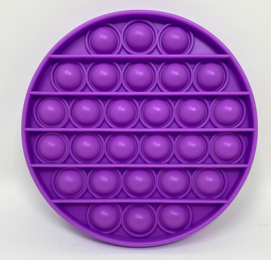 Fidget Silicone Sensory Toy - Purple Circle