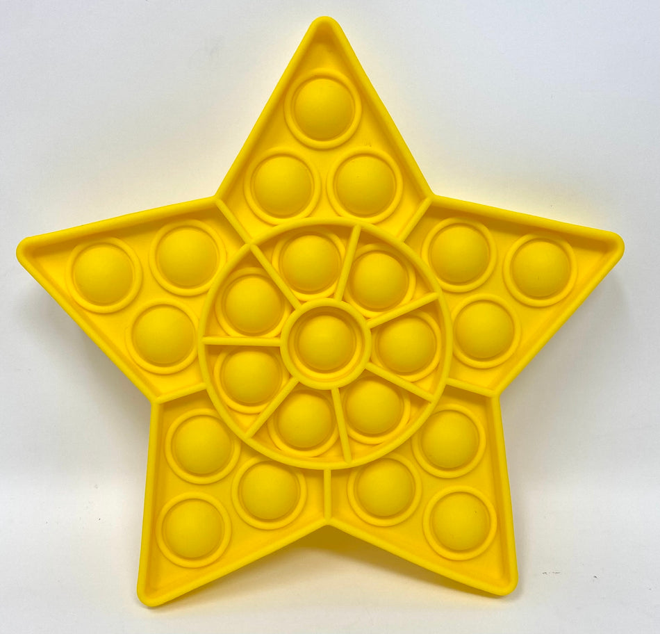 Fidget Silicone Sensory Toy - Yellow Star