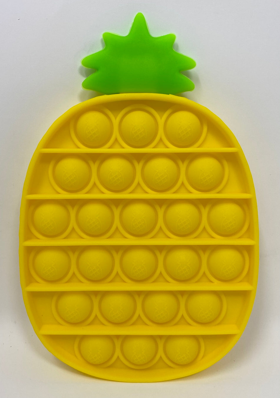 Fidget Silicone Sensory Toy - Yellow Pineapple