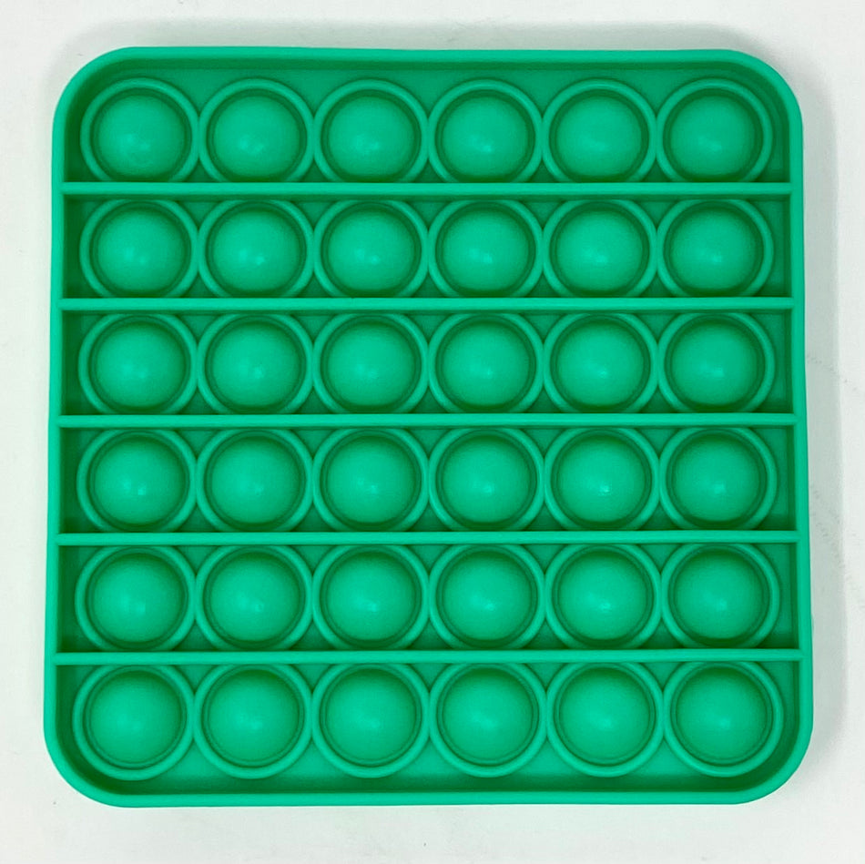Fidget Silicone Sensory Toy - Green Square
