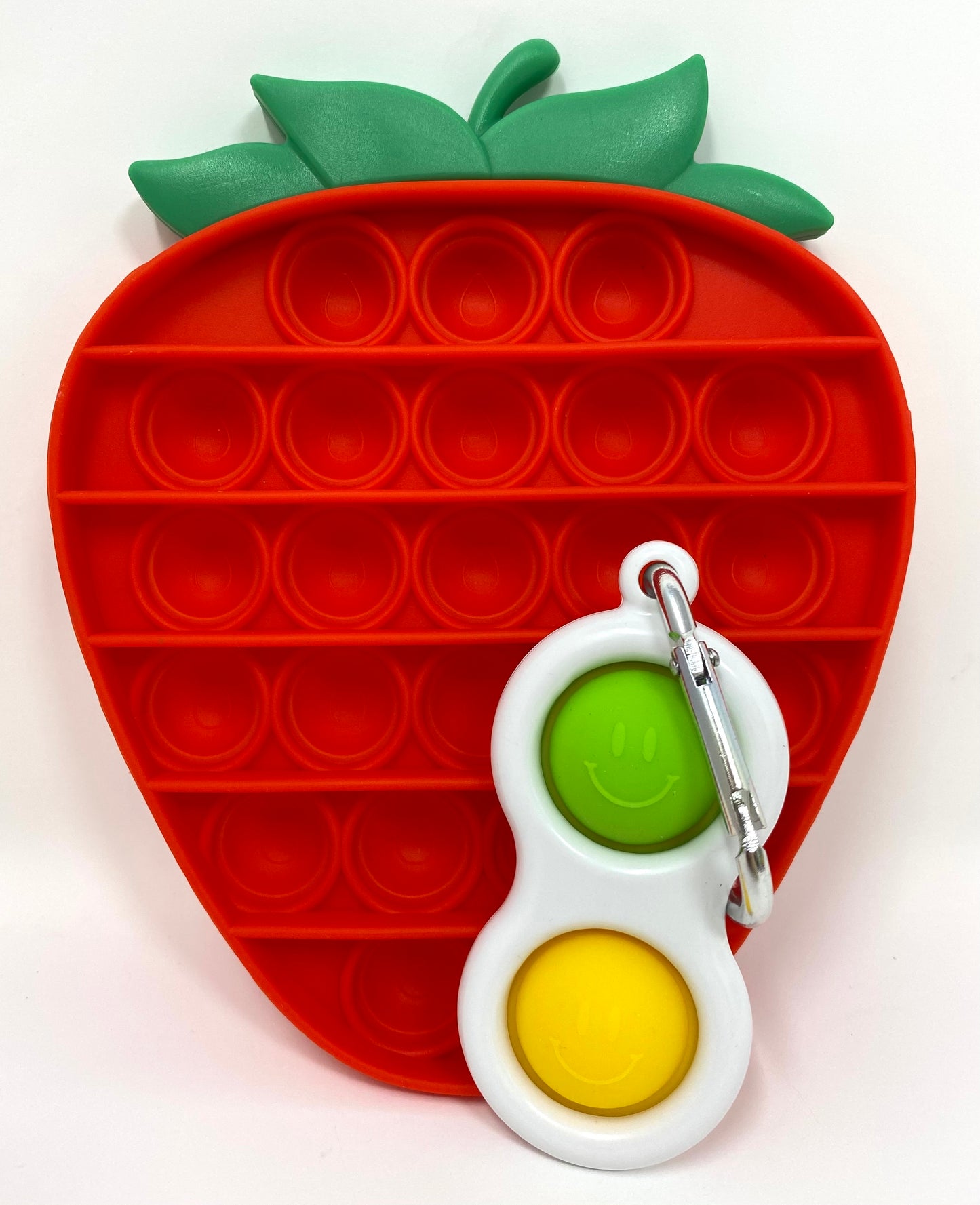 Fidget Silicone Sensory Toy - Red Strawberry