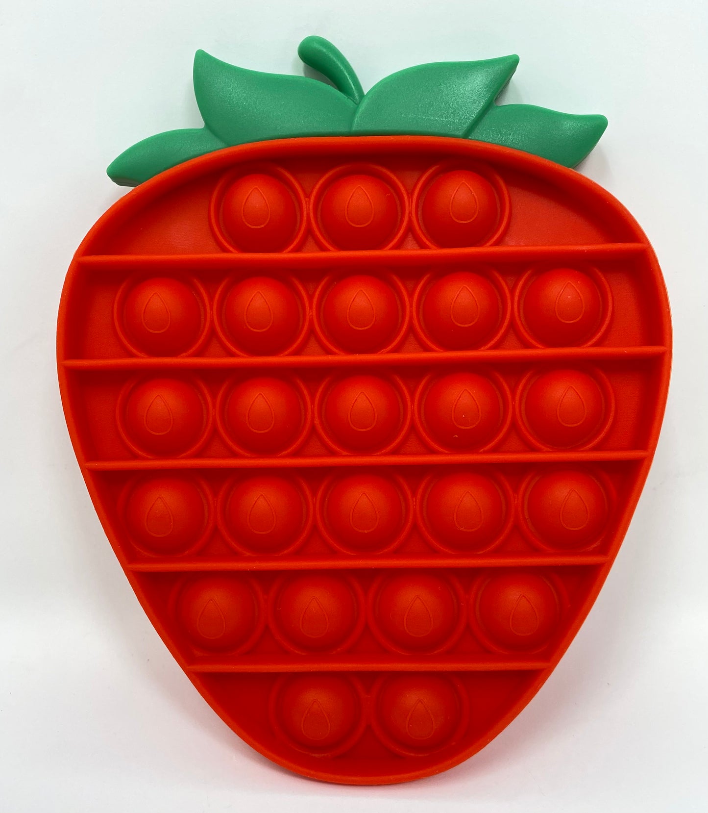 Fidget Silicone Sensory Toy - Red Strawberry