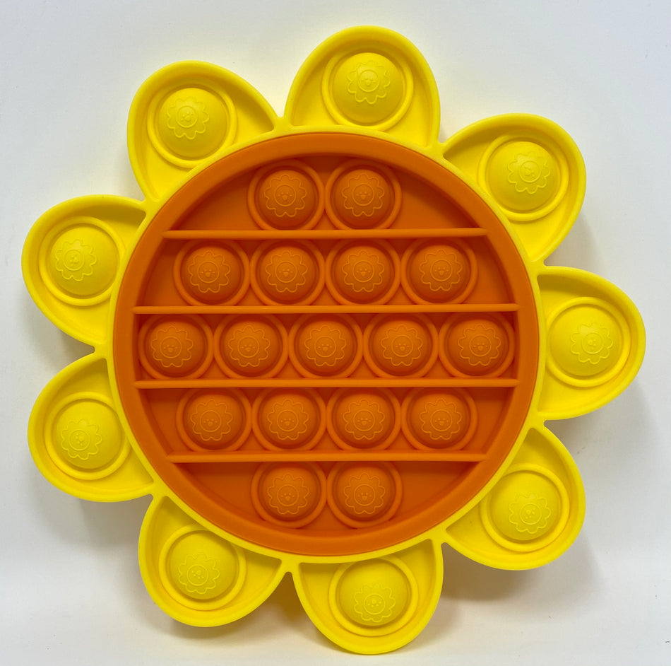 Fidget Silicone Sensory Toy - Yellow Sunflower