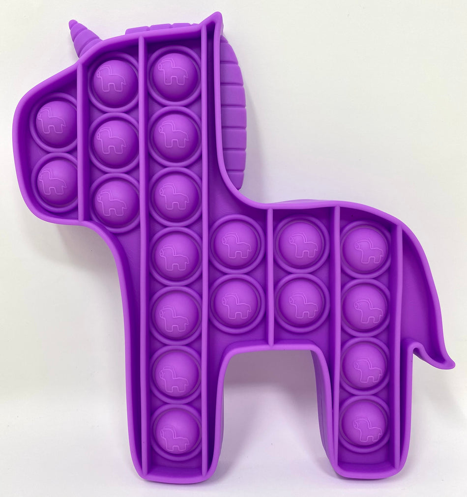 Fidget Silicone Sensory Toy - Purple Unicorn