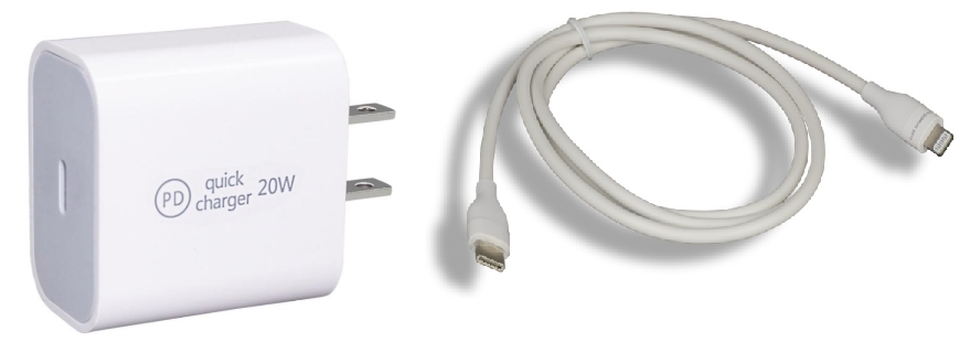 USB C 20W PD 3.0 Universal Quick Charger with 6 ft. Cable